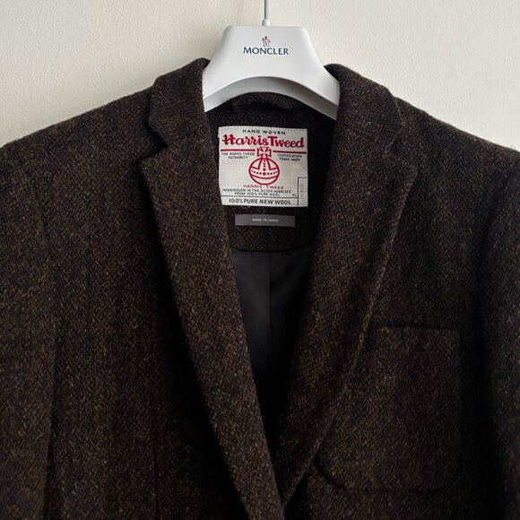 Primark Brown Harris Tweed Sport Coat/ Blazer -38 - Picture 9 of 12